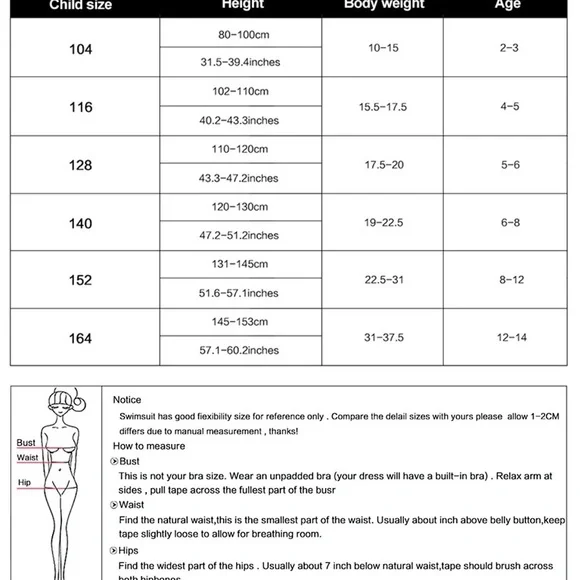 Family Matching Swimsuits - Mommy and Me Swim Suits 2 x Two Piece Swimming Suits - Picture 4 of 14